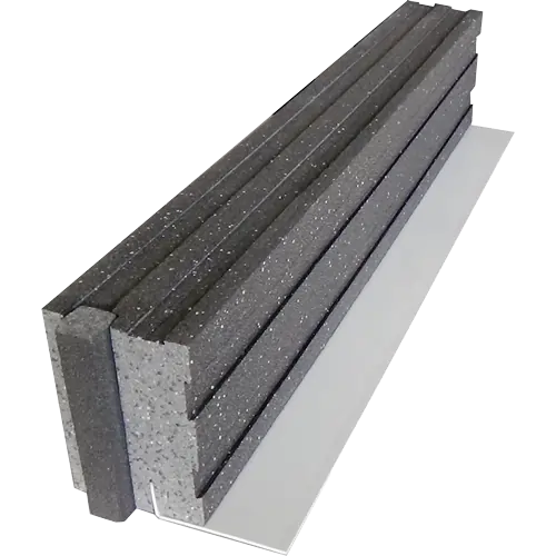 Attikaelement im MAGU-Wandsystem – Neopor-Abschlusselement für horizontale Attikakonstruktionen