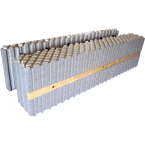 MAGU Schalungsstein WS-H mit integrierter Holzlatte für vorgehängte Fassaden