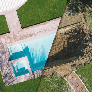 Bodenplatten-Wanne für Pool 6 x 3 m